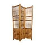 Vintage wooden carved room devider