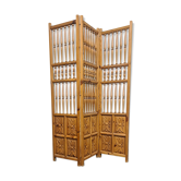 Vintage wooden carved room devider