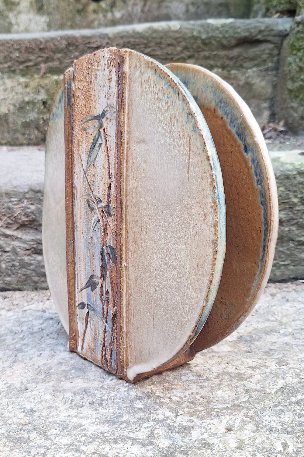 Ceramic vase by Alain and Nadia Pinel