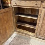 Meuble de métier / Arrière-comptoir en pitchpin – années 1930