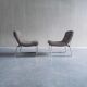 Mid-century modular lounge chairs