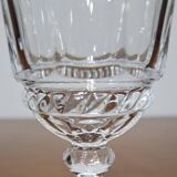 6 verres à vin en cristal