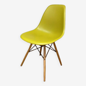 Original Vitra Eames yellow chair