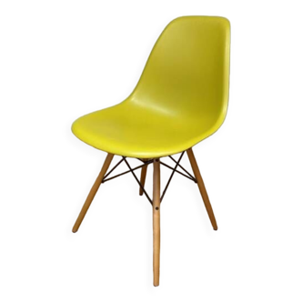Chaise Originale Vitra Eames  jaune