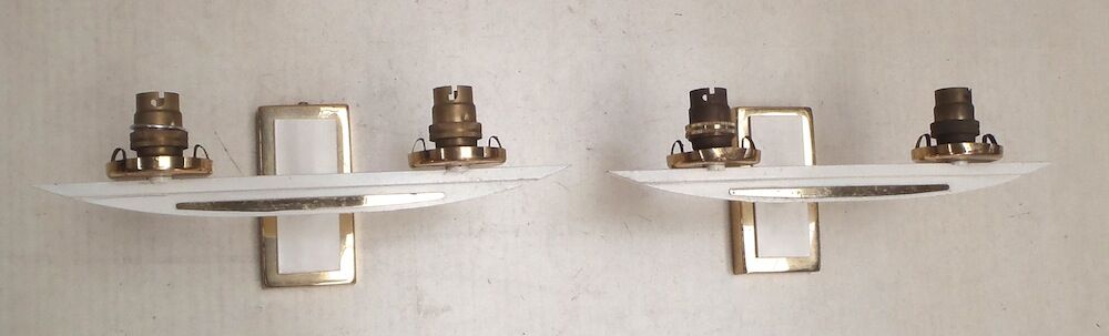 Paire d'appliques murales
