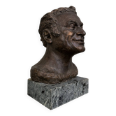 Important Bronze on Terrace Signed and Dated