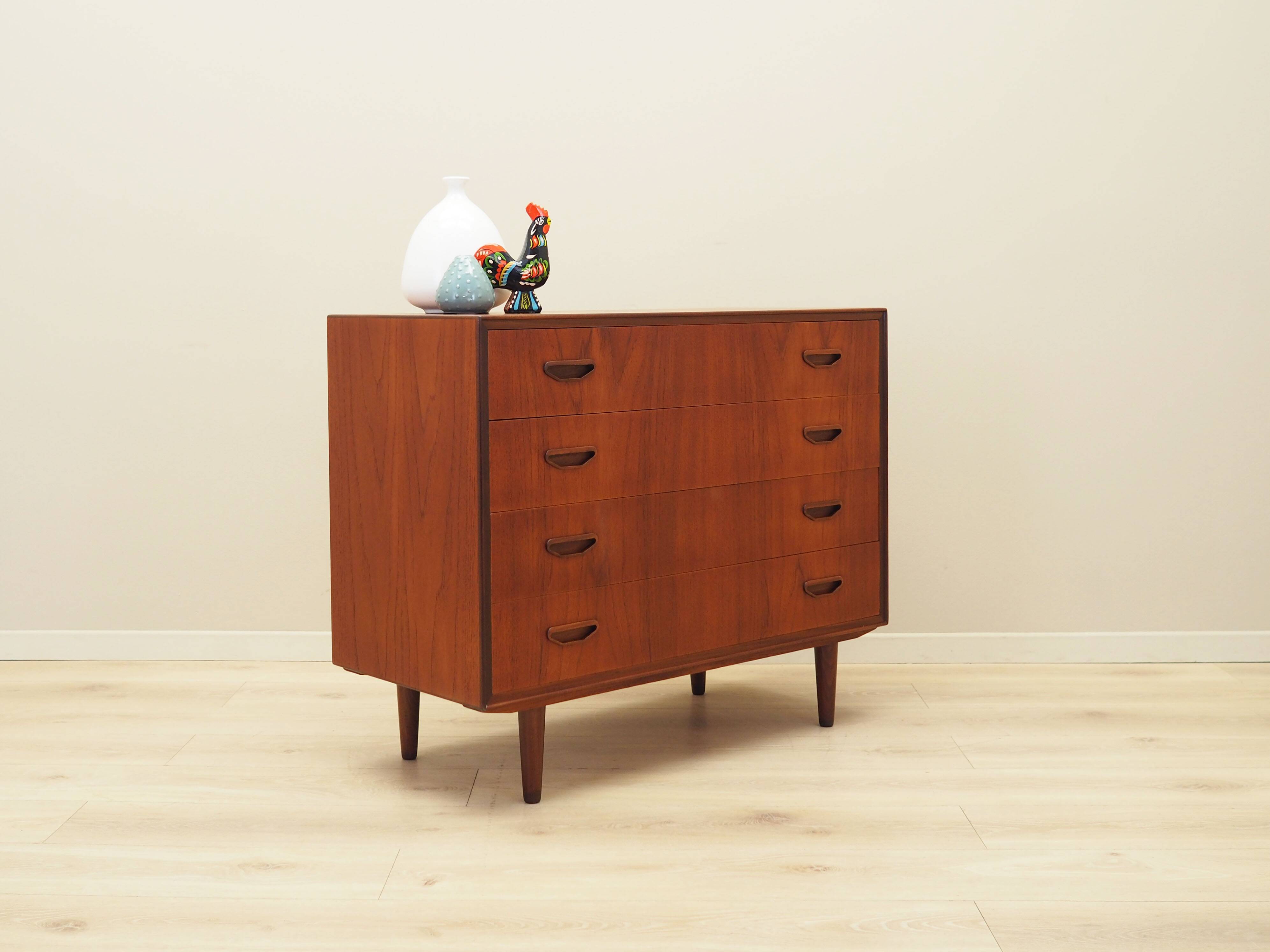 Teak chest of drawers, Danish design, 1970s, production: Denmark