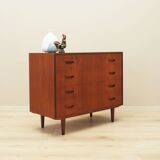 Teak chest of drawers, Danish design, 1970s, production: Denmark