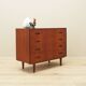 Commode en teck, design danois, années 1970, production : Danemark