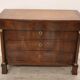 Commode antique Empire en noyer, Italie, début du XIXe siècle