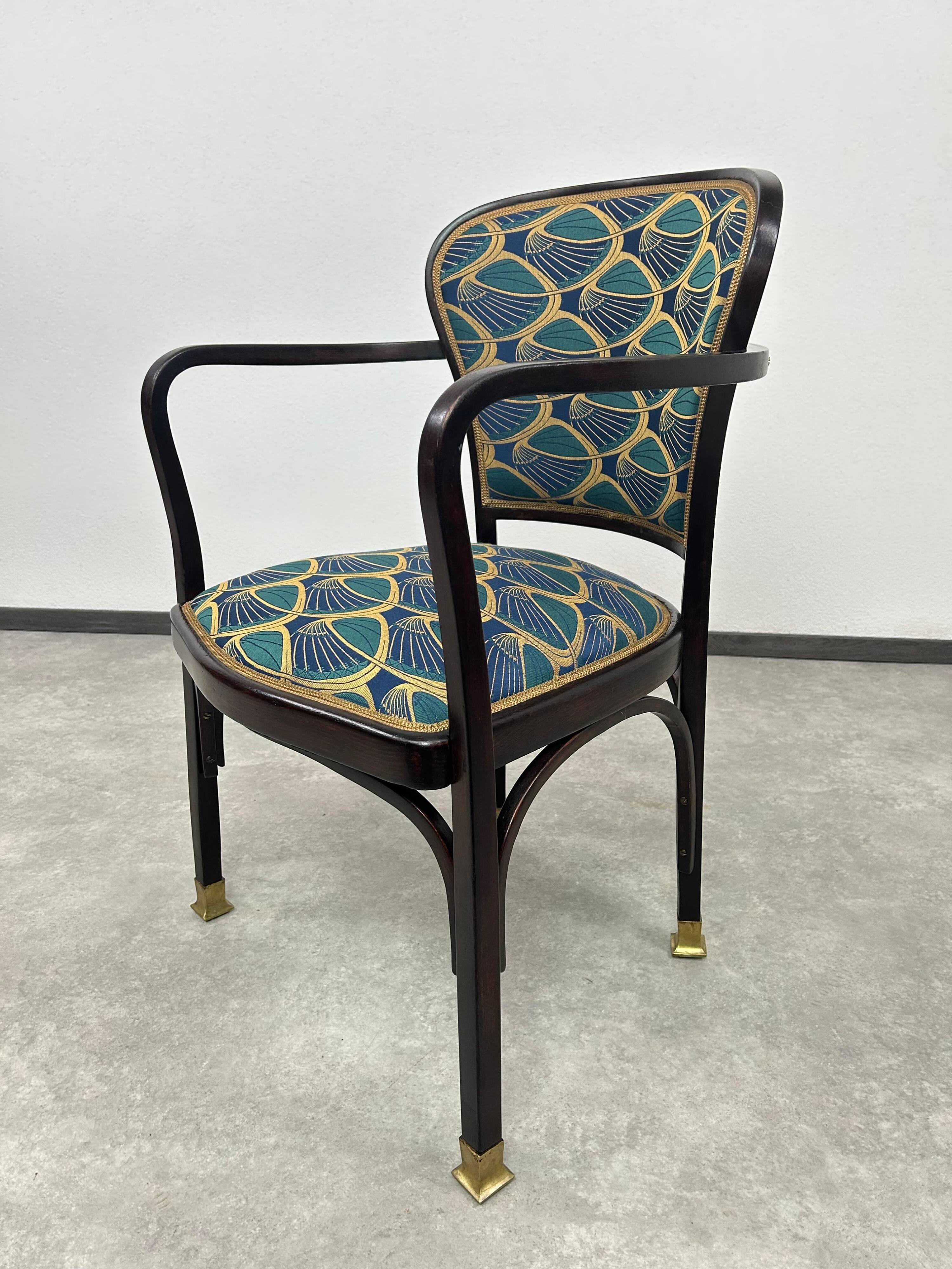 Chaise de bureau Jugendstil no.717 par Gustav Siegel