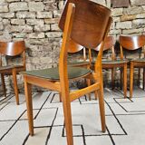 Set of 6 danish chairs 1960