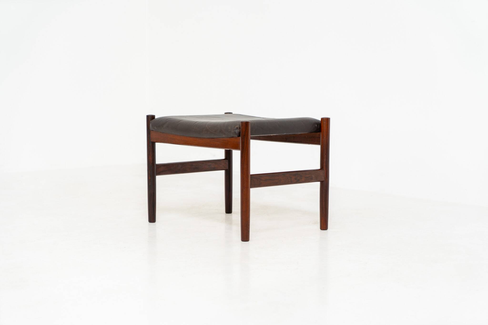 Rosewood stool by Hugo Frandsen for Spøttrup