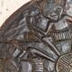 Vintage Bamileke stool from the 1950s - hand-carved table from Cameroon - African art - handmade, bohemian furniture, gift idea