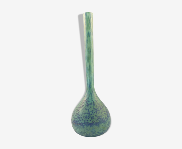 Vase signé delatte Nancy en pate de verre années 30