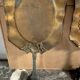 Pair of brass mirrors from the Art Deco period perched on the Eiffel Tower.