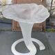 Corolla vase in antique frosted glass
