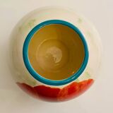 Round vase in Lunéville earthenware - "Poppy" collection