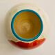 Round vase in Lunéville earthenware - "Poppy" collection
