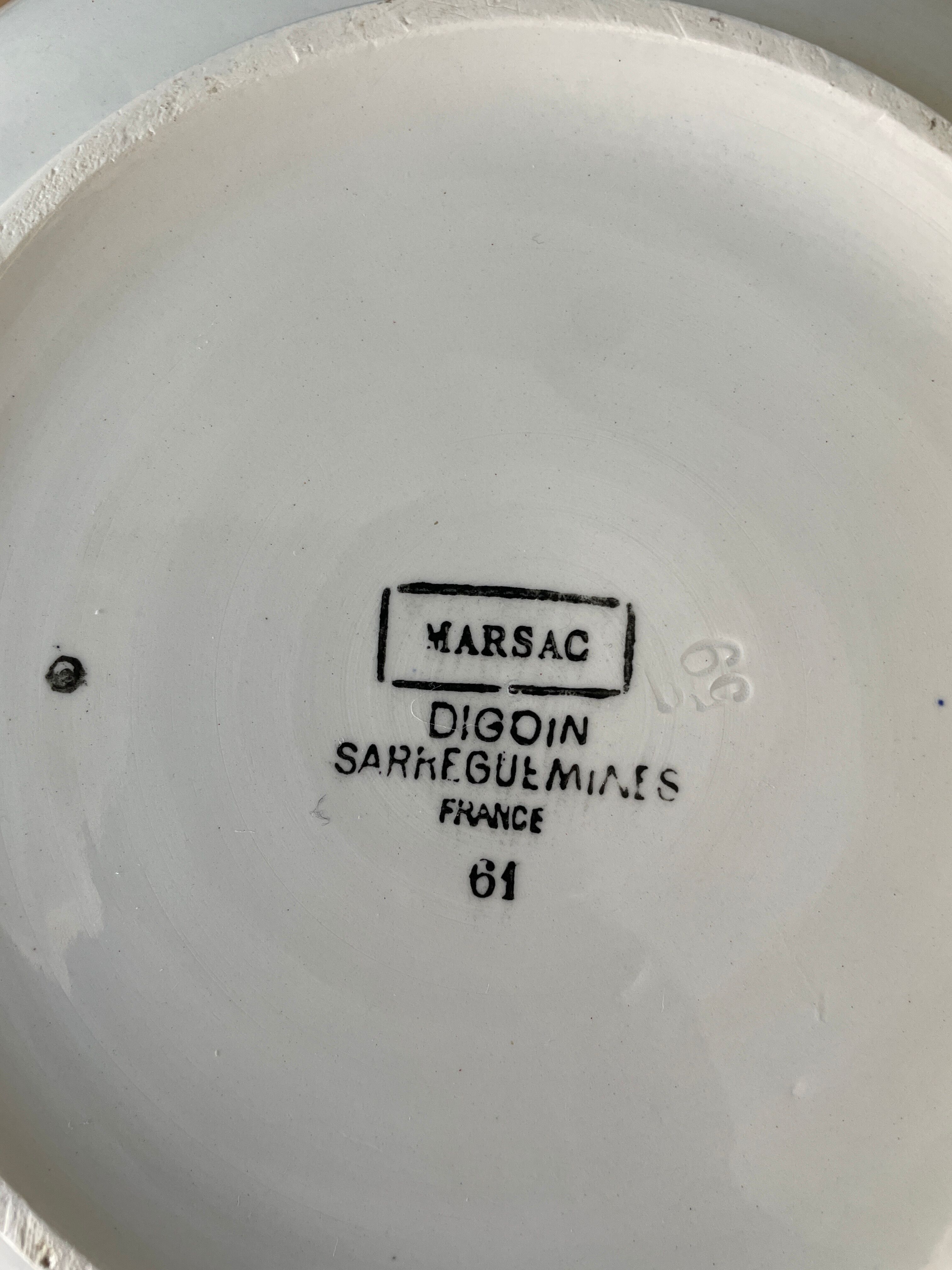 Soup rack Digoin Sarreguemines, Marsac model