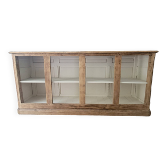 Ancien grand meuble de rangement enfilade comptoir