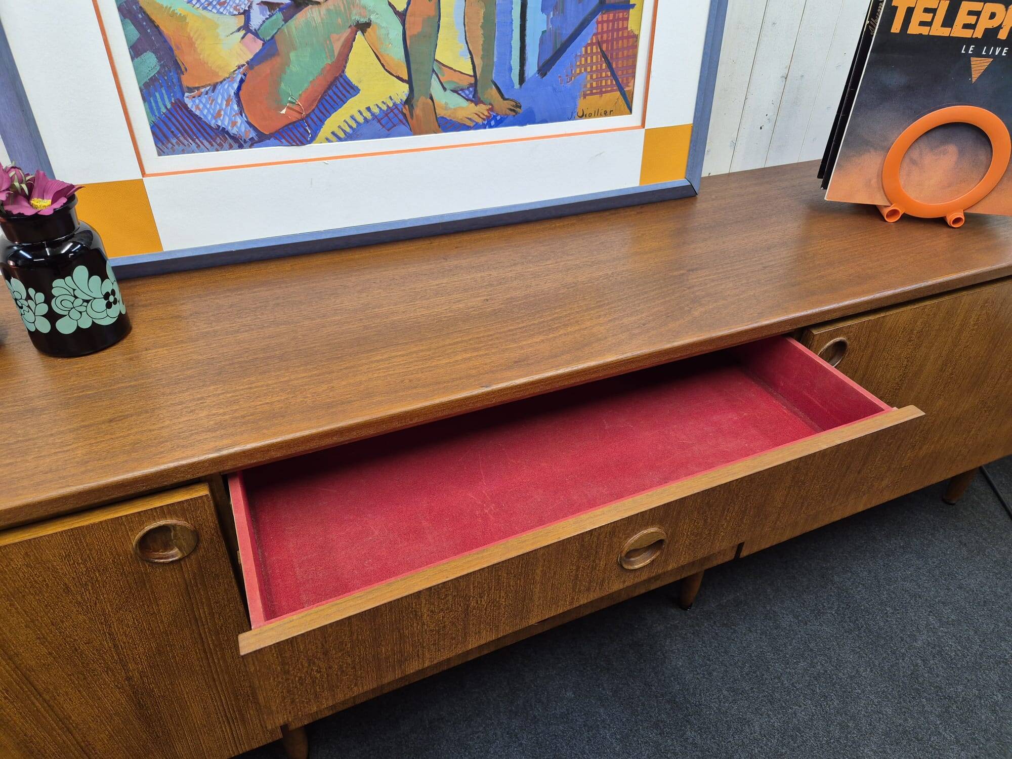 Vintage Scandinavian sideboard