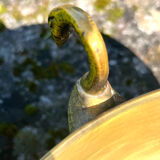 Swan Brass Champagne Cooler – Vintage Solid Sculptural Swan Handles