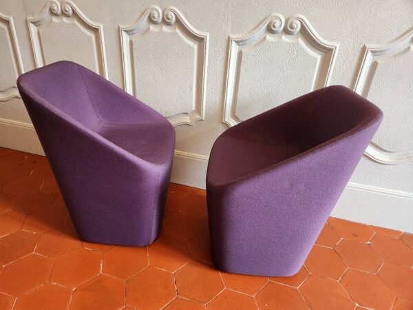 Paire de fauteuils Log 365 de Pedrali