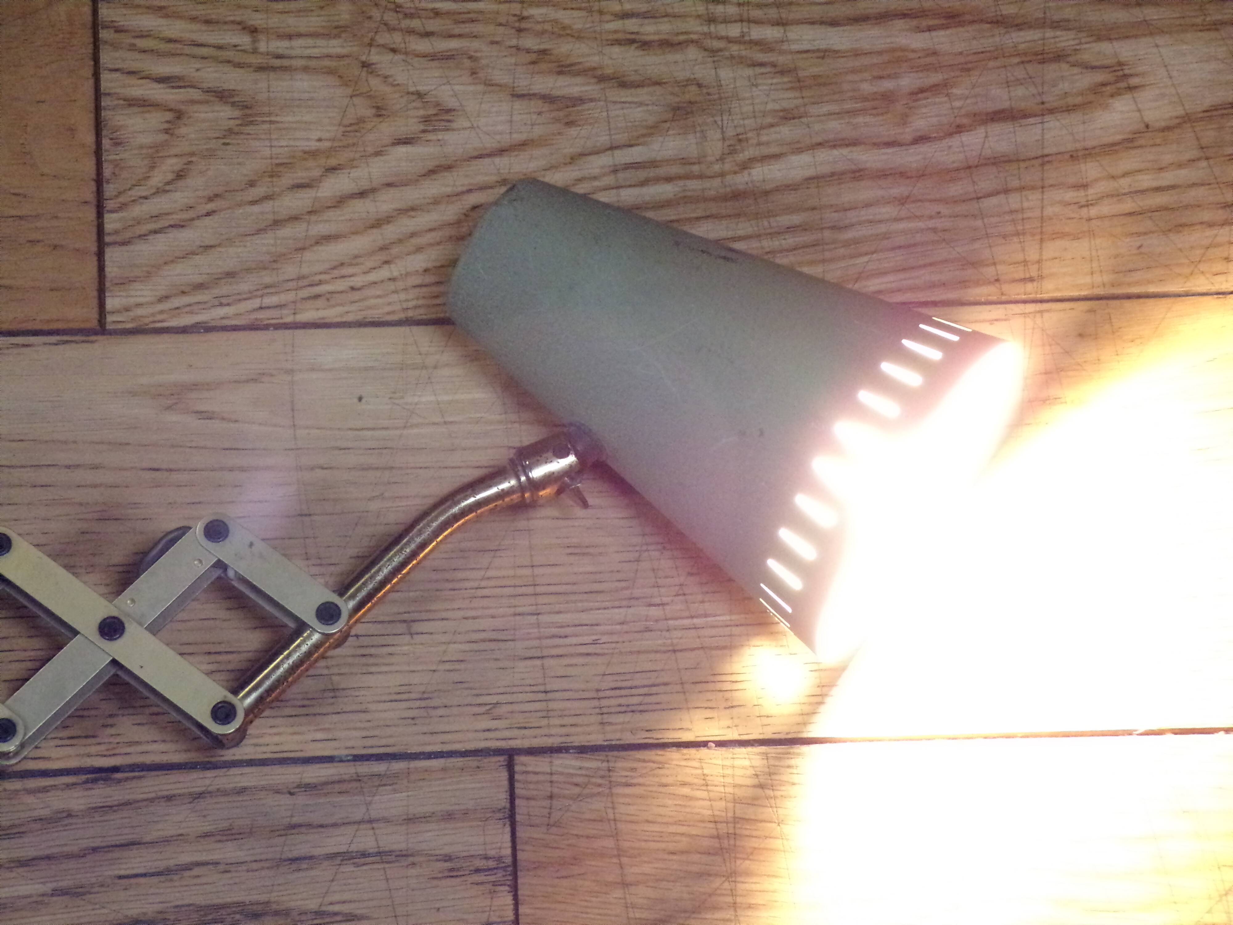 Accordion wall light 1950