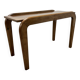 1950s modernist side table, wood, vintage