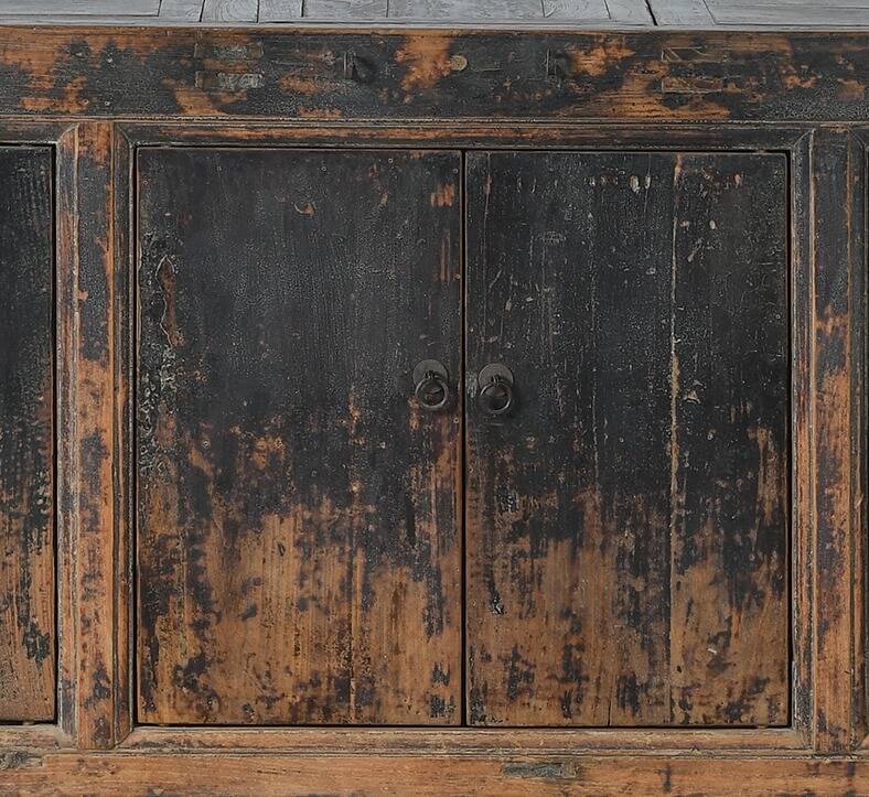 Qingdao - Antique Chinese buffet in solid elm no. 27