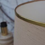 Table lamp in marble, brass and plastic, 1960