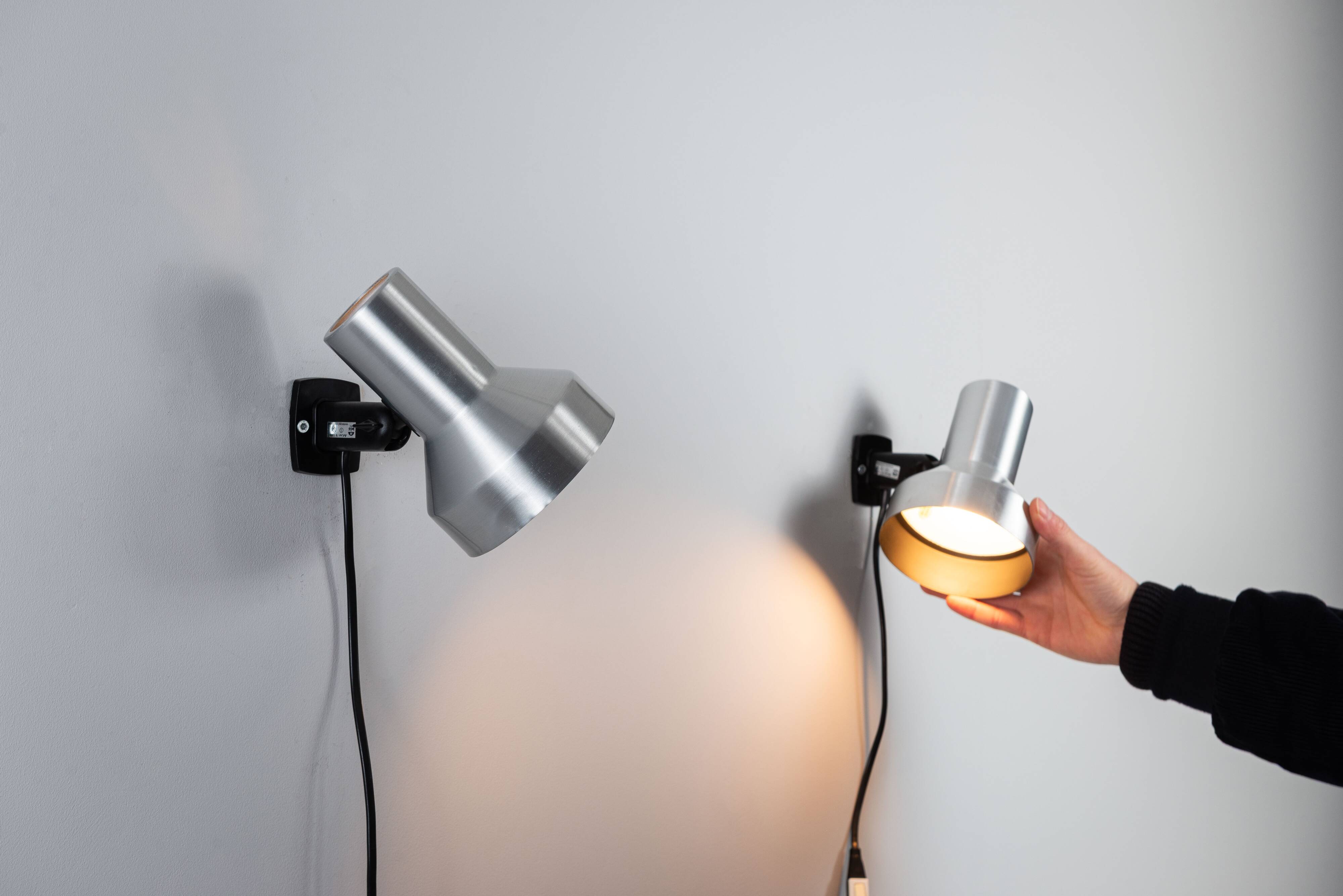 Pair of Eliny wall lamps by Belid Sweden