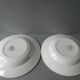 Lot de 2 assiettes creuses Moulin des Loups, décor peint