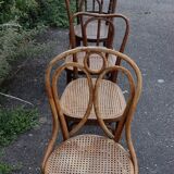 Series 8 mismatched bistro chairs