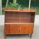 Scandinavian high buffet display cabinet in rosewood from the 1950s.