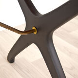 Table basse en teck du milieu du siècle par Karl-Erik Ekselius pour JOC Vetlanda, années 1960