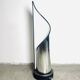 Sculptural Detrobus Table Or Floor Lamp In Curved Steel By Stilnovo, Italy 1970S