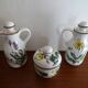 Villeroy & Boch set Huilier - vinaigrier - mustard maker signed Botanica