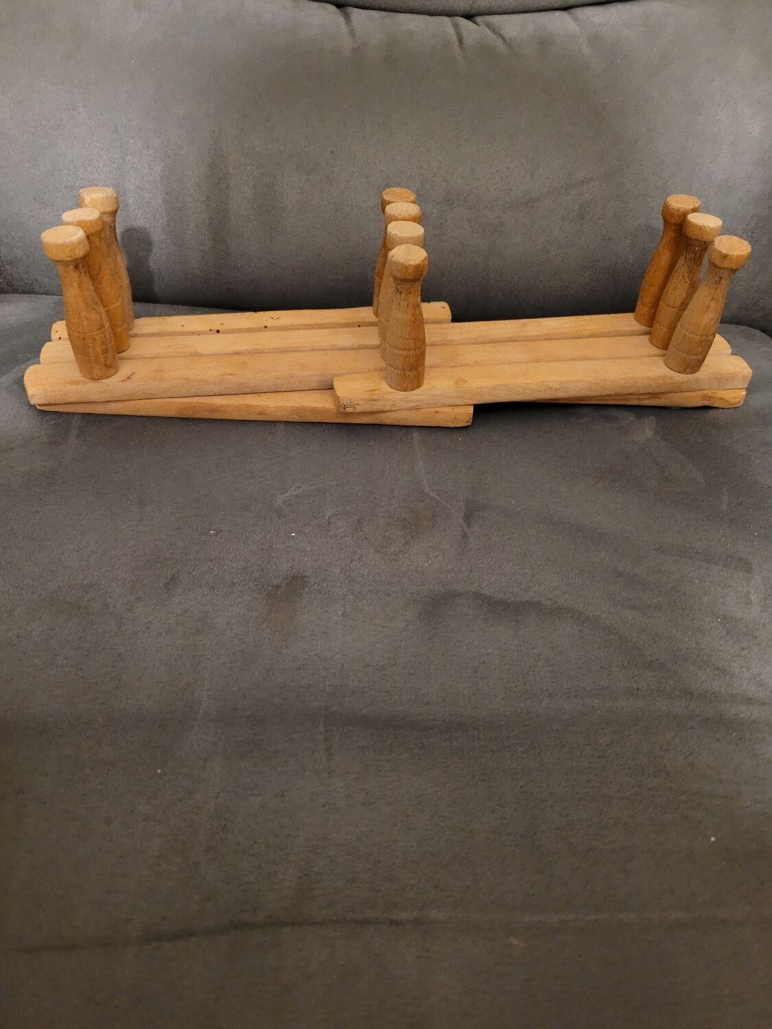 Vintage accordion coat rack