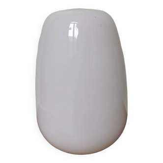 Globe de lampe fermé boule en verre vintage opaline blanc baladeuse suspension
