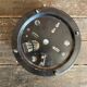 Vintage Black Metal Support + Moulded Glass Ceiling Light Fixture