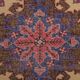 Vintage Turkish handmade rug 137x222 cm
