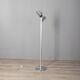 Lampadaire vintage en métal des années 70 à deux lumières design italien