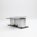 Table basse et bar futuristes par Ludovico Acerbis pour Domustil, Italie, 19