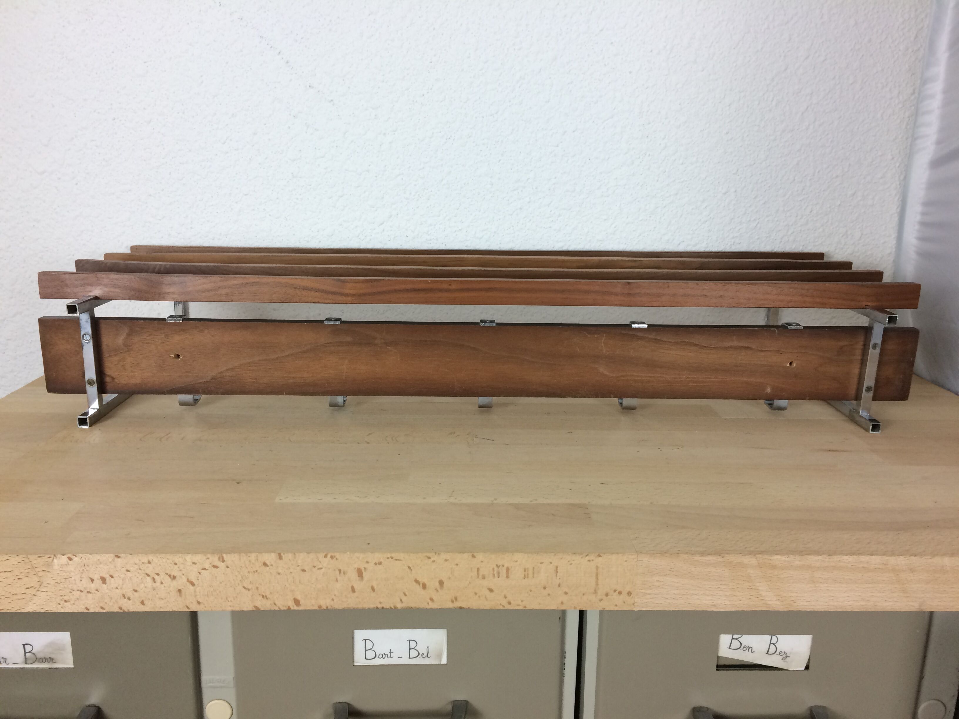 Modernist 5-hooked wall coat holder