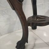 Vintage wooden pedestal table