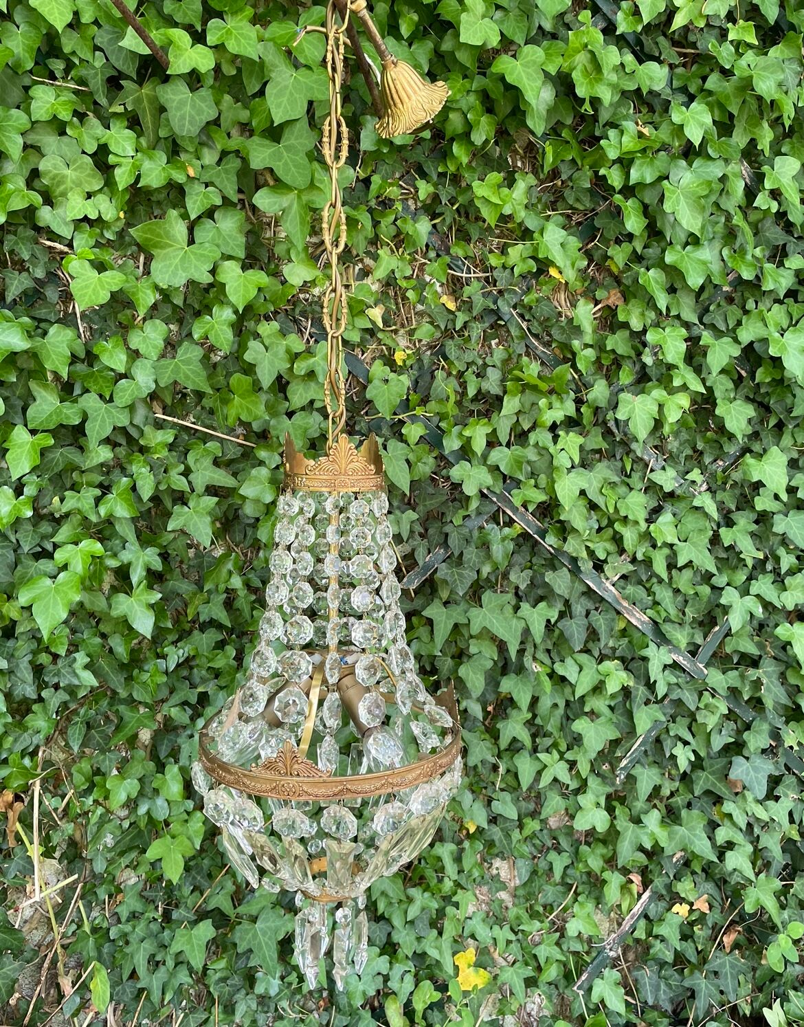 Chandelier pampilles D24