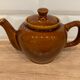 Individual earthenware teapot