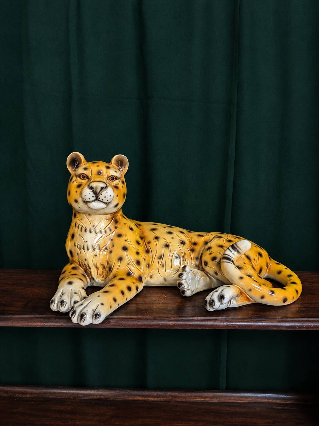 Ceramic leopard, Italy, circa 1960